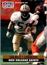 1991 Pro Set #592 Sam Mills