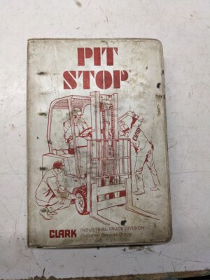 CLARK PIT STOP ELECTRIC HANDBOOK 1976 POCKET REFERENCE FORK LIFT SPECIFICATIONS