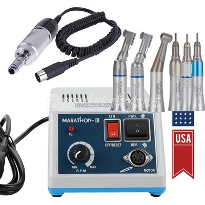 Dental Lab Marathon Electric Micromotor Unit 35k rpm Polishing Motor Handpiece