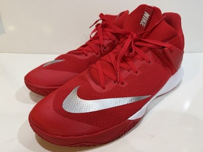 Nike Zoom Shift Men s Red Basketball Athletic Shoes Size 17.5