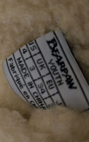 Bearpaw Boots Youth 4 Helaina Snow Brown Suede Pull On Casual Ankle Top Comfort - Picture 8 of 8