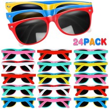 Sunglasses Bulk, 24Pack Valentines Neon Sunglasses for ,Boys and Girls, Great...