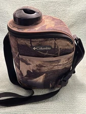 COLIMBIA CAMO 1 GAL. INSULATED BEVERAGE HOLDER WITH SHOLDER STRAP