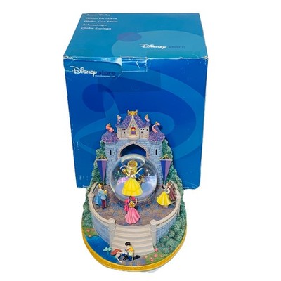 Disney Multi Princess Dancing Snow Globe Once Upon a Dream Rotating Music Box