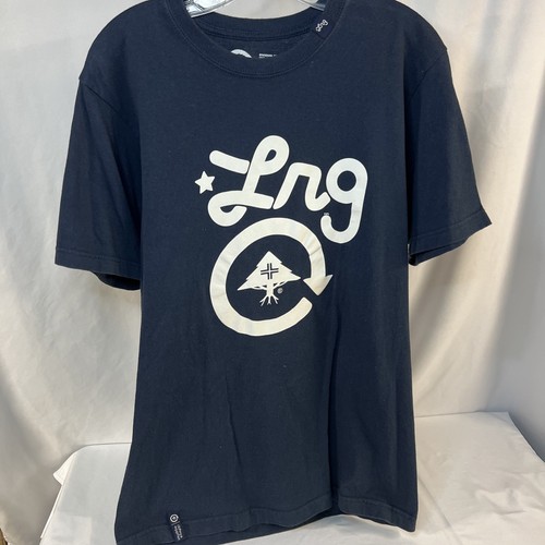 Lifted Research Group LRG Blue Shirt Mens Medium Tree Logo Classic Skate