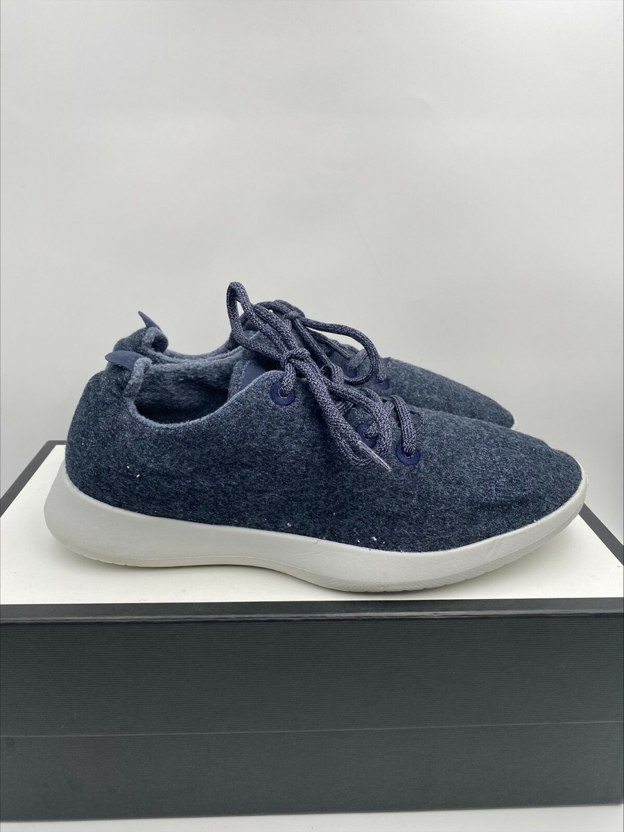 Allbirds The Wool Runners Blue Comfort Running Shoes Sneaker  display picture 1