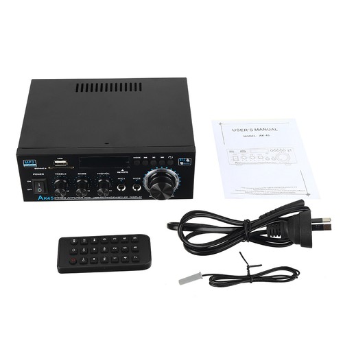 600W HiFi bluetooth Power Amplifier 2CH USB Home Stereo Audio USB FM Radio AU - Picture 6 of 6