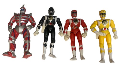 Mighty Morphin Power Rangers - Vintage Menge 4 1993 8 Zoll Figuren Lord Zedd
