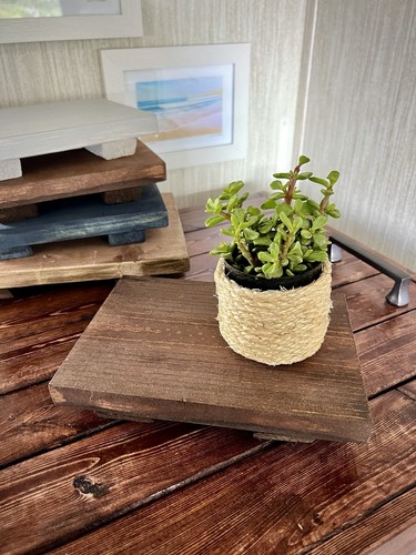 Wood Table Riser-Table Riser-Rustic Wood Riser-Farmhouse Risr Rustic Wooden Tray - Picture 2 of 5