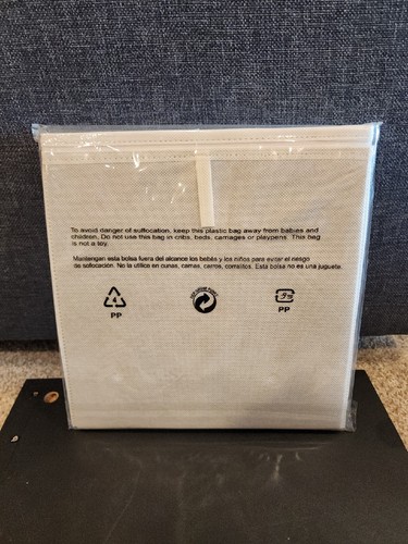 Mainstays Collapsible Storage Bin Vanilla Dream 10.5x10.5x11 Brand New In Bag - Picture 2 of 3