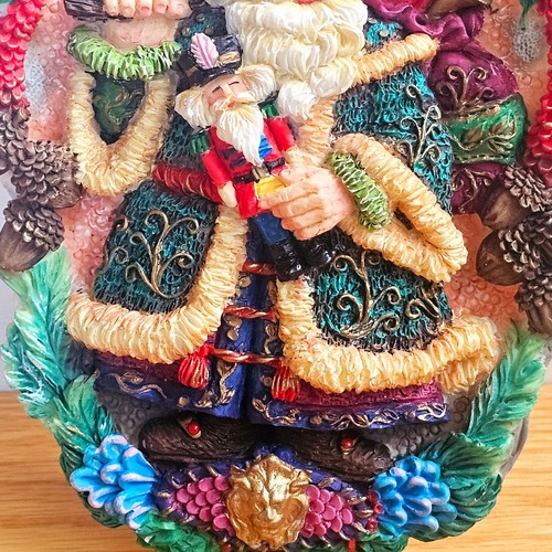 Vintage 1996 Possible Dreams Celtic Santa Crinkle Claus Plaque 659305 - Picture 4 of 10