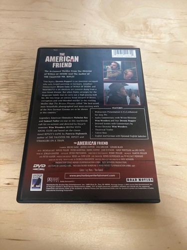 The American Friend Ismael Alonso (Actor), Gérard Blain (Actor), Wim Wenders (Di - Picture 2 of 3