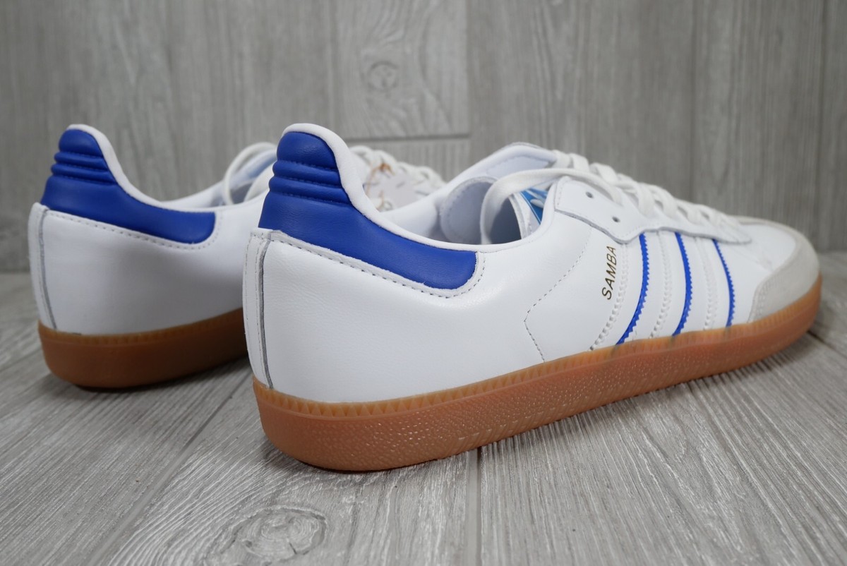 New Adidas Samba Cloud White Lucid Blue Gum Shoes IG2339