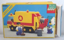 Game Play Lego Legoland Town Città 1987 Set 6693 Camion Refuse Collection Truck