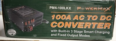 PowerMax PM4 PM4-100LKX 100 Amp Power Converter with Built-In 4 Stage