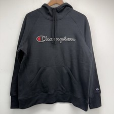 Champion size XL Women s Black Fleece Pullover Hoodie Sweatshirt NWT