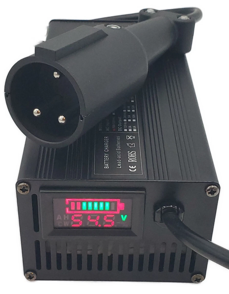 Club Car Golf Cart Battery Charger 48 volt 5 Amp Round 3 Pin 1