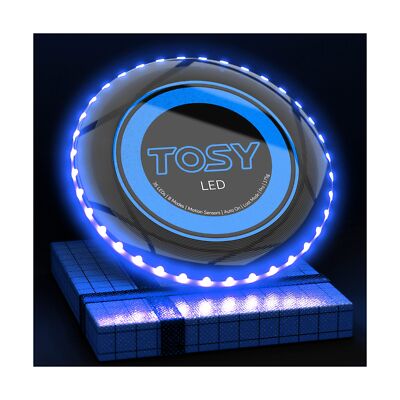 TOSY 36 and 360 LEDs Frisbee - Extremely Bright Flying Disc, Smart Modes, Glo...