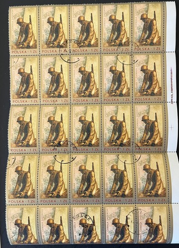 POLAND 1972, 1976 - Lot of Sheet Parts - USED - Free Shipping in the USA - Picture 2 of 5