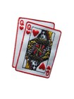 #2792 Poker Card Queen Of Hearts Embroidery Iron On Applique Patch