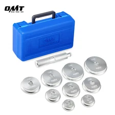 OMT 10pc Bearing Race and Seal Driver Master Set Automotive Bushing Remover Kit