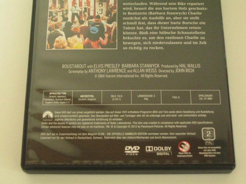 DVD Elvis Presley - König Der Heissen Rhythmen (Roustabout) (2012 DeAgostini) - Bild 5 von 6