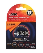 My One Large Sampler Condoms - Pack of 3
