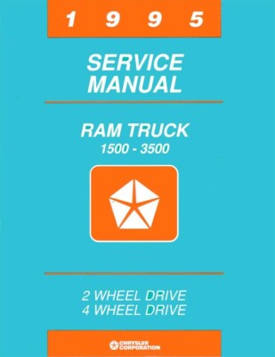 1995 Dodge Ram Truck Shop Service Repair Manual Book Engine Drivetrain Guide OEM