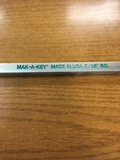 Square Steel Key Stock 7/16" by 1'