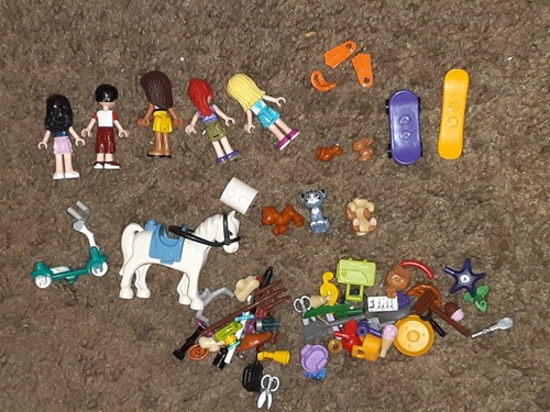 LEGO FRIENDS 5 Mini Dolls MINIFIGURES Emma Nate Andrea Mia Stephanie w/ pets etc - Picture 3 of 3