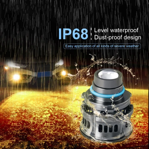 2X H11 LED Faros Láser Bombilla Blanco Hielo Proyector Auto Luces Antiniebla - Imagen 7 de 13