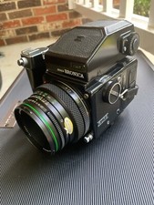 Bronica ETRS 6x4.5 Medium format with 75mm 2.8,150mm 3.5,PE40mm Lens, QFlash,Bat