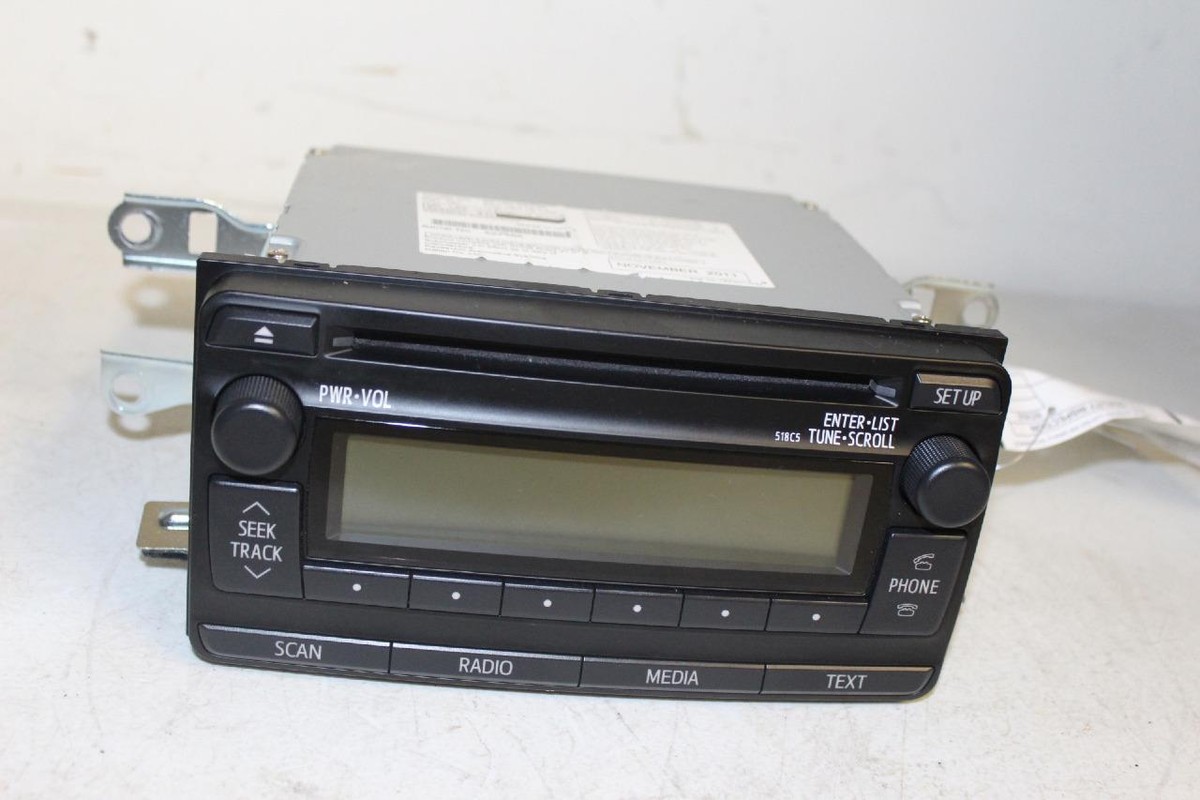 シド　TOUR 2013 COMPLETE BOX 2011-2013 Toyota Corolla Factory Radio Cd Player 518C5 86120