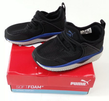 UniSex Puma Baby Pacer Next Cage Slip On Sneaker Black Toddler Size 6M 366425-07
