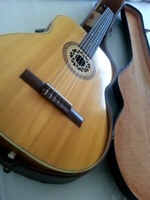 Swedish Albin Hagstrom Alvdalen investment classical guitar with original case 