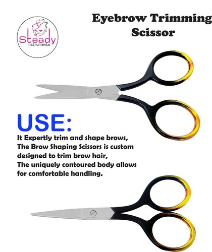 Pinzetta professionale per sopracciglia forbici per tagliare capelli pinzetta inclinata bellezza 8 colori - Foto 11 di 24