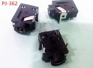 10Pcs 3.5mm Female Audio Conector 7 Pinos Dip conector estéreo para fones de ouvido PJ-362 | eBay