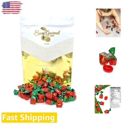 Premium Strawberry Bon Bons | Superior Quality Hard Candy for Special Occasions