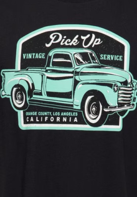 King Kerosin PICK UP T-Shirt black or white Gr.: M  - XL