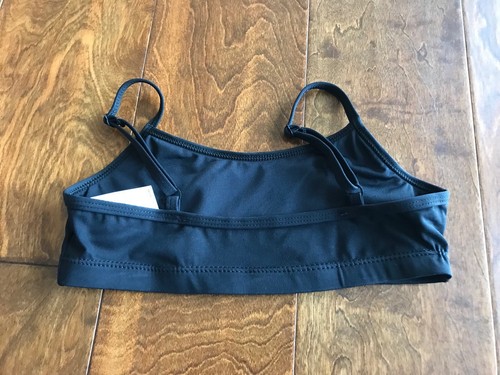 Girl's Capezio Camisole Bra Top Size Large Black - Bild 2 von 3