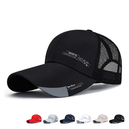 Men Women Summer Outdoor Sport Running Baseball Mesh Sun Hat Trucker Visor Cap
