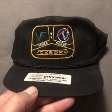 Virginia Fiber Grief Foxboro Powerhouse Nos Vintage SnapBack Hat