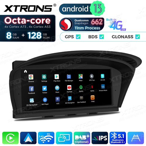 für BMW E60 E90 CIC Android 13 8Core 128GB CarAutoPlay GPS NAVI 4G LTE Autoradio - Bild 13 von 21