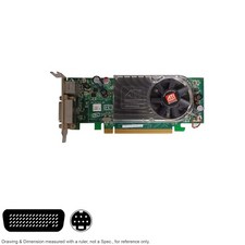 Controller Video Card DMS 59 S-Video 7-Pin PCIe ATI 102-B27602 B 109-B27631-00
