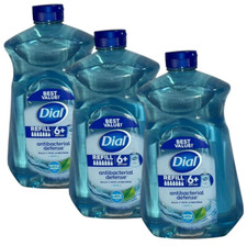 Dial Antibacterial Liquid Hand Soap 52 oz Refill 3-Pack - Spring Water 0.58 per fl oz