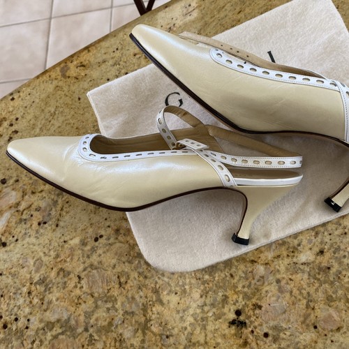 Zapato de mujer vintage Bottega Veneta con honda trasera 7 - Imagen 4 de 7