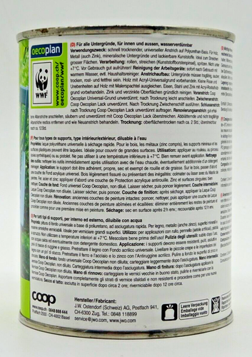 Oecoplan PU Lack für Holz Metall Kunststoff seidenmatt graphit - 0,5 L - Bild 2 von 5