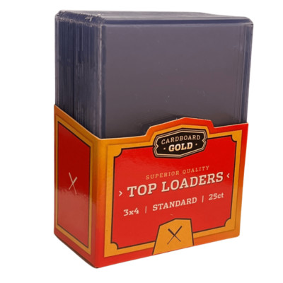 Cardboard Gold - Top Loader - Standard * 3x4* (25er Pack) * NEU/OVP *