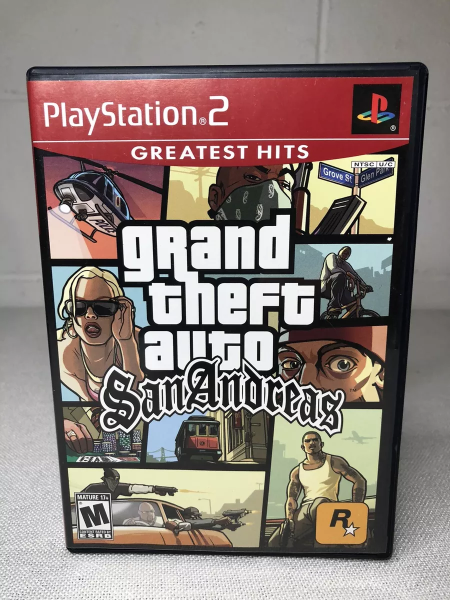 PS2 Grand Theft Auto San Andreas ( with manual ) for Sale in