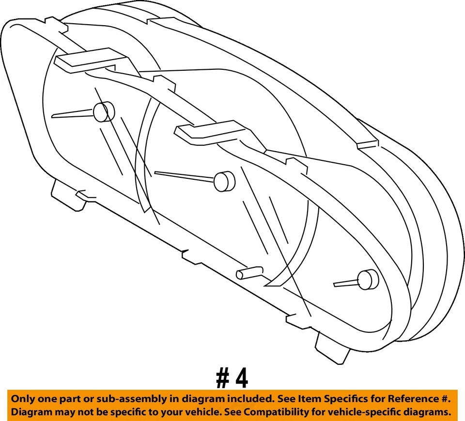 Medidor de velocímetro usado se adapta a: Kia Spectra Cluster AT 2008 sin ABS grado A Foto 3 de 4